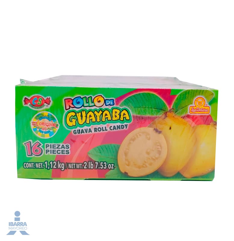 Dulce Las Delicias Rollo De Guayaba Pzas Ibarra Mayoreo