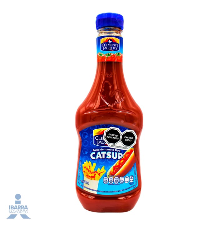 Salsa Catsup Clemente Jacques Squeezable 680 G Ibarra Mayoreo