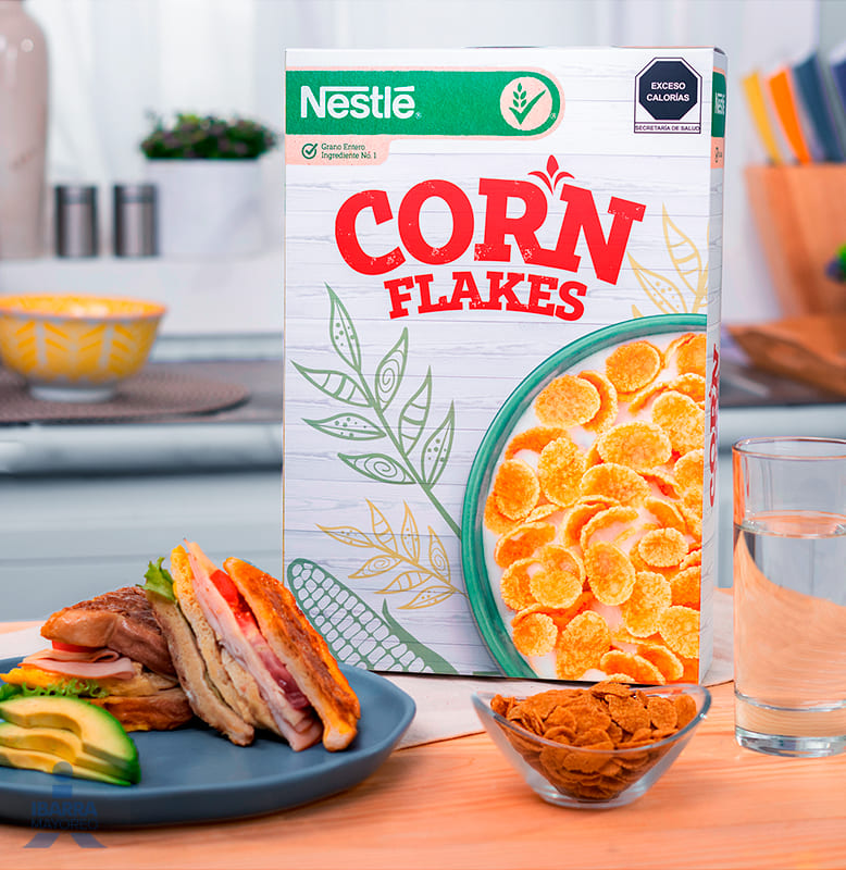 Cereal Nestle Corn Flakes Sin Gluten G Ibarra Mayoreo