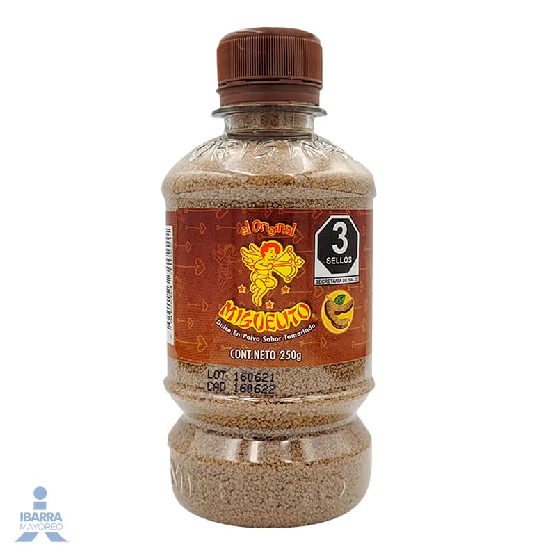 Dulce Miguelito Polvo Tamarindo 250 G Ibarra Mayoreo