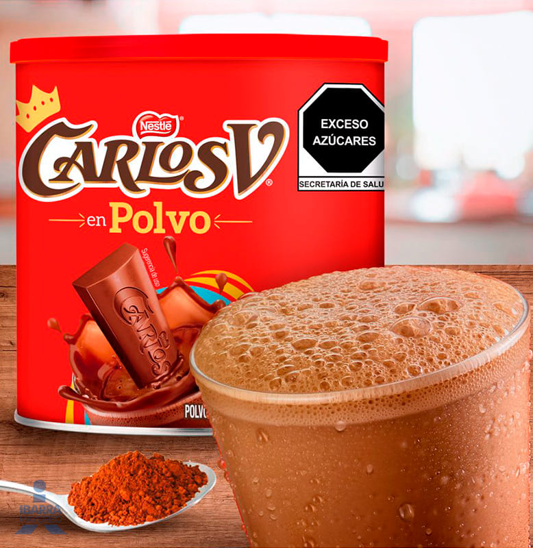 Polvo Carlos V Para Preparar Bebida Sabor A Chocolate G Ibarra