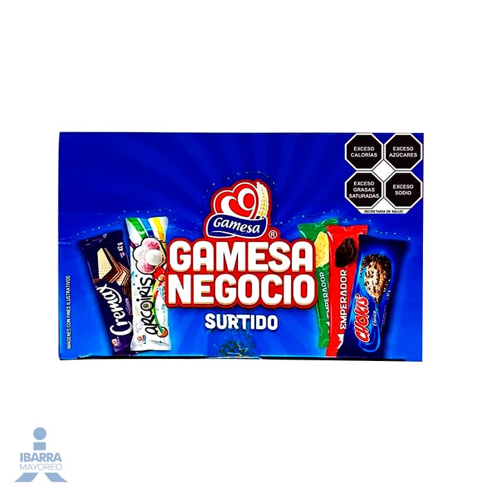 Galletas Gamesa Negocio Surtido Variedad Pzas Ibarra Mayoreo