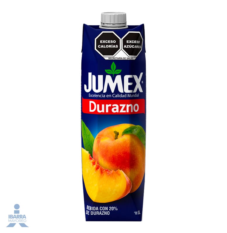 Bebida Jumex Durazno Tetra Brick 960 Ml Ibarra Mayoreo