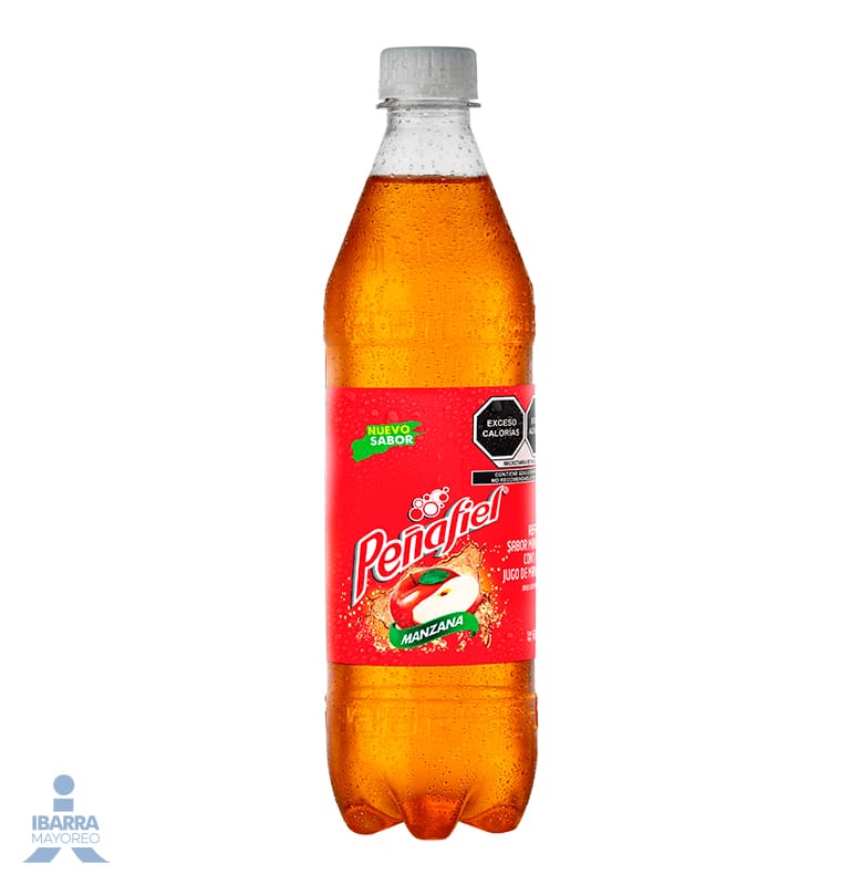 Refresco Penafiel Manzana Roja Pet 600 Ml Ibarra Mayoreo