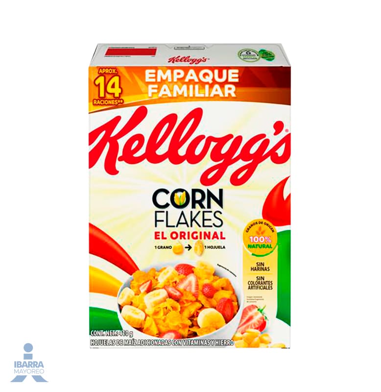 Cereal Kelloggs Corn Flakes G Ibarra Mayoreo