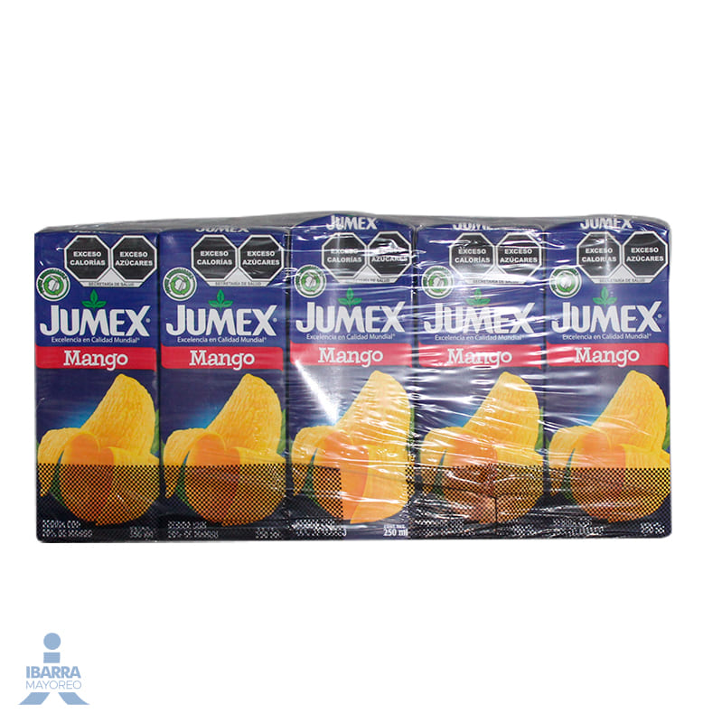 Bebida Jumex Mango Mini Brick 250 Ml Ibarra Mayoreo