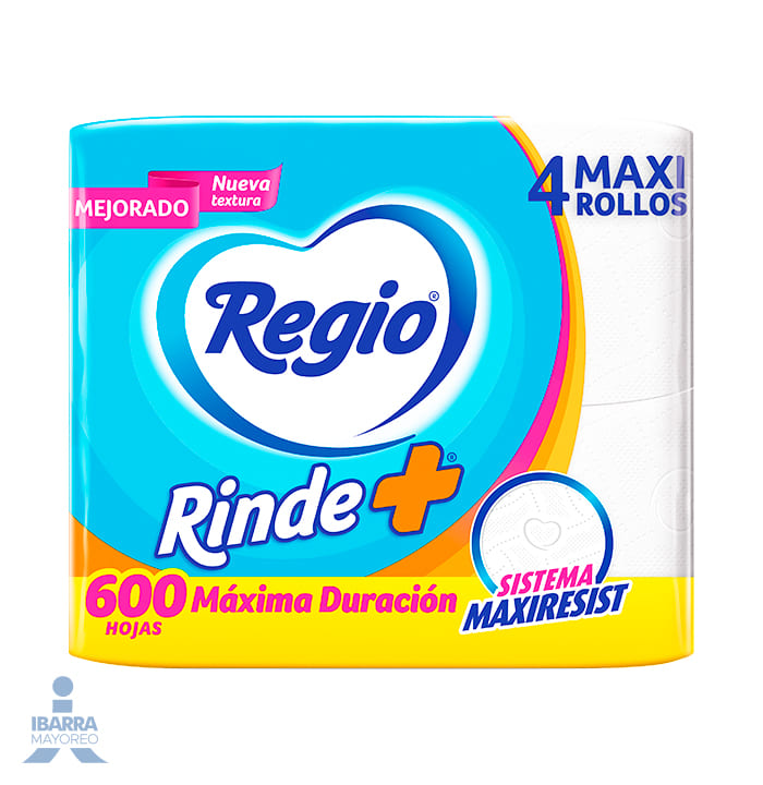 Papel Higienico Regio Rinde Mas Hojas Rollos Ibarra Mayoreo