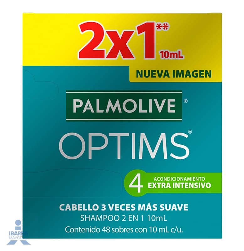 SHAMPOO PALMOLIVE OPTIMS EXTRA INTENSIVO 24/10 ML.