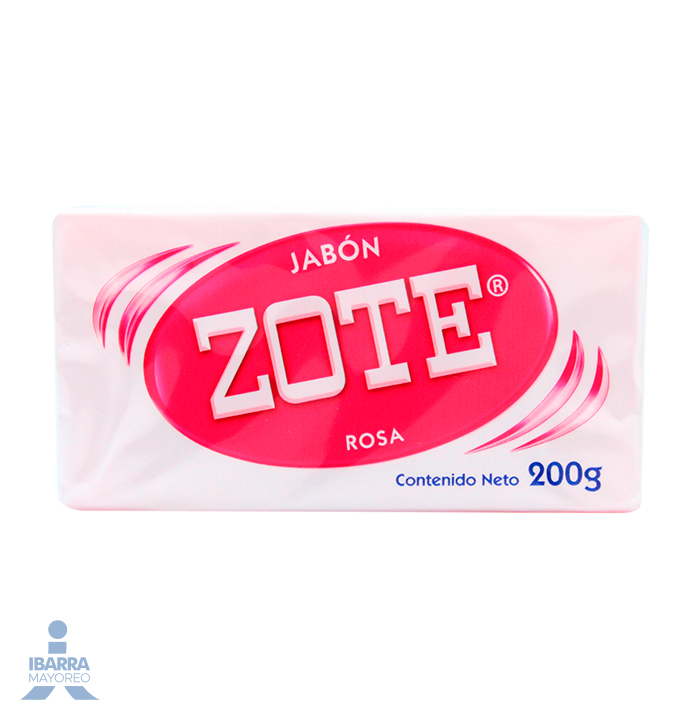 Jabon Zote Rosa 200 G Ibarra Mayoreo 9556