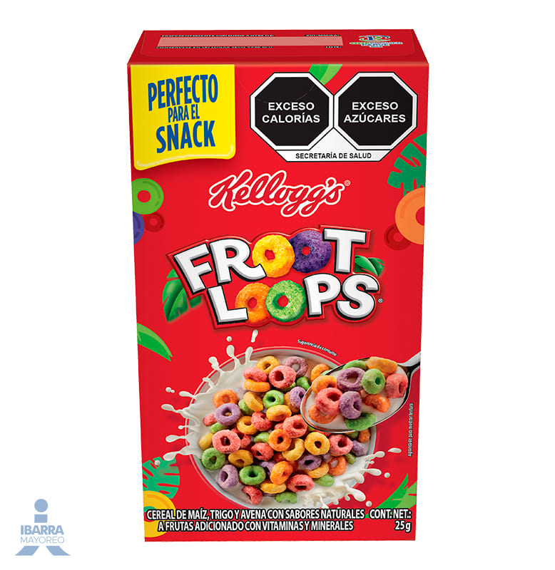 Kellogg's Froot Loops Cereal Family Size 480 g , froot loops