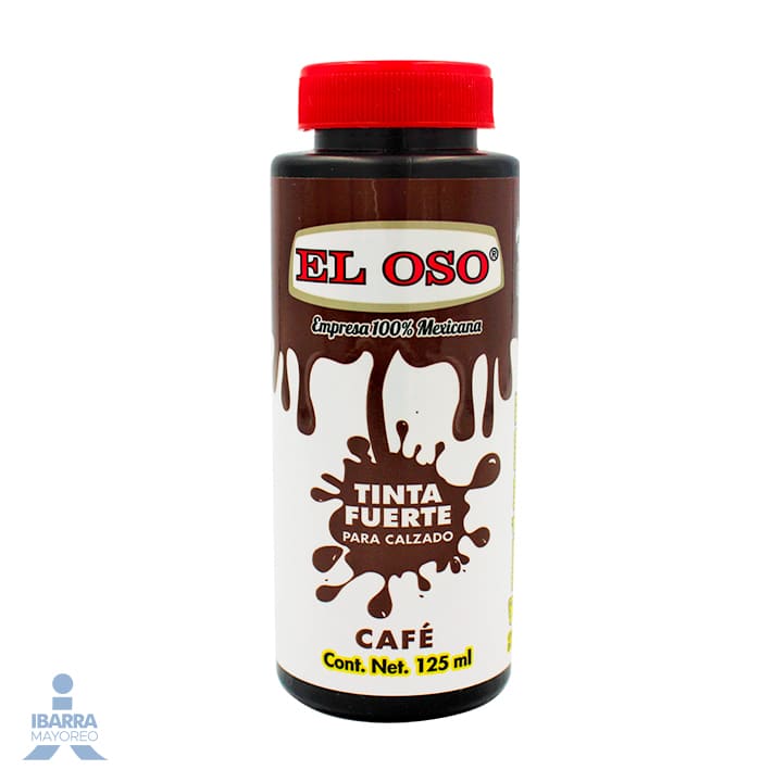 tinta fuerte el oso cafe 125 ml Ibarra Mayoreo