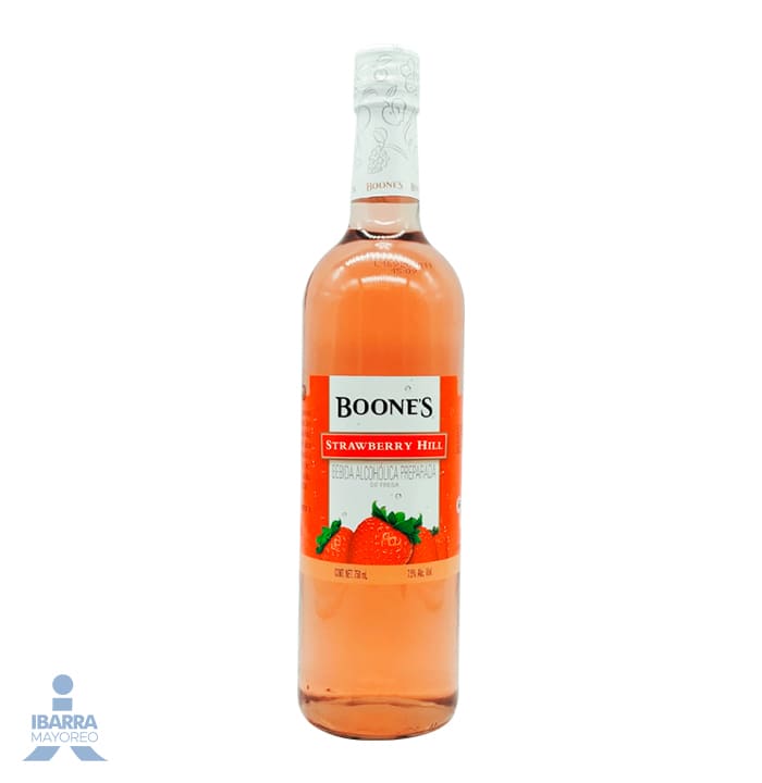 bebida alcoholica boones sabor fresa 750 ml | Ibarra Mayoreo