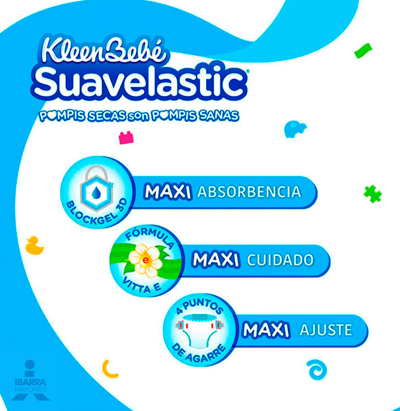 Pack de 8 Pañal Suavelastic Max Recién Nacido 17 piezas Suavelastic Max recien  nacido