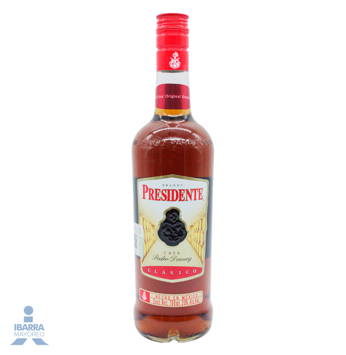 BRANDY DOMECQ PRESIDENTE CLASICO 700 ML Ibarra Mayoreo