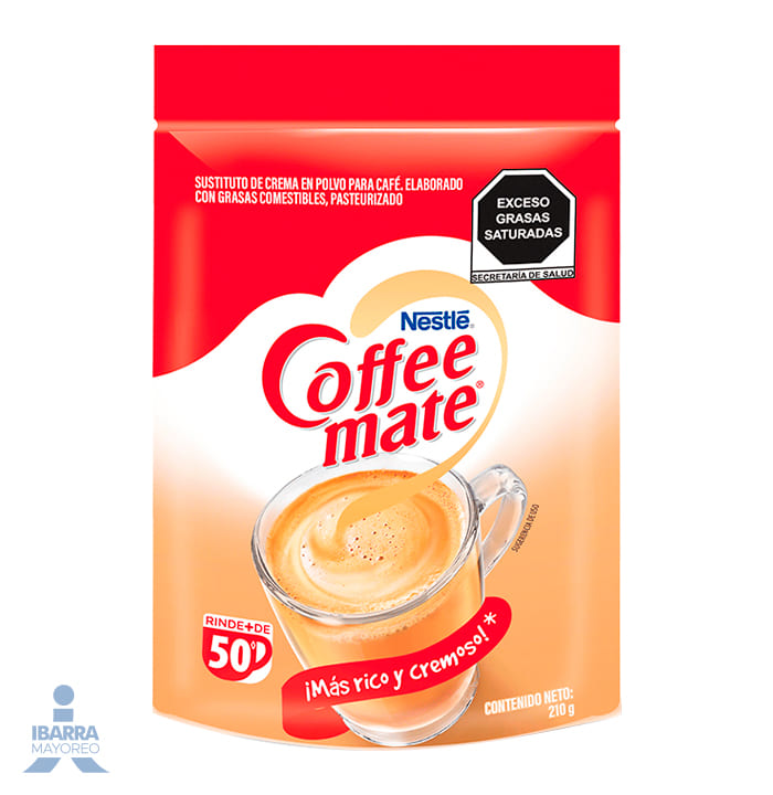 Coffee Mate Sustituto de Crema en Polvo 200 sobres de 4 g