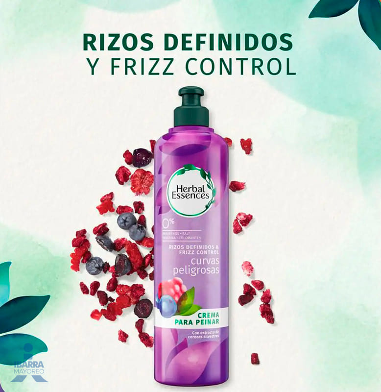 crema para peinar herbal essences curvas peligrosas 285 ml  Ibarra Mayoreo