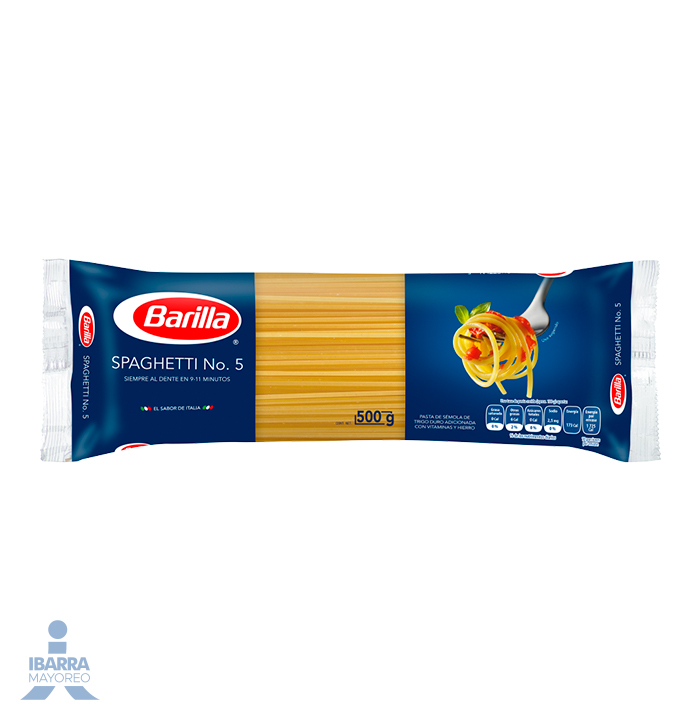 pasta barilla spaghetti no 5 500 g Ibarra Mayoreo