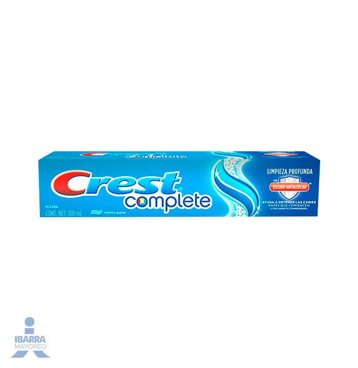 crema dental crest complete 100 ml Ibarra Mayoreo