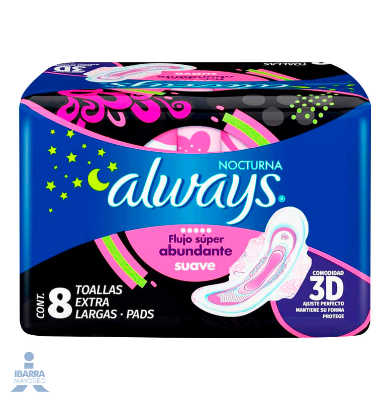 Always Nocturna 8 Piezas Precio