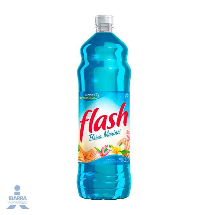 Flash 1lt limpiador flash brisa marina 1 l | Ibarra Mayoreo