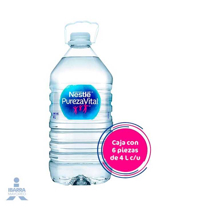 Agua Natural Nestlé Pureza Vital Botella 1L