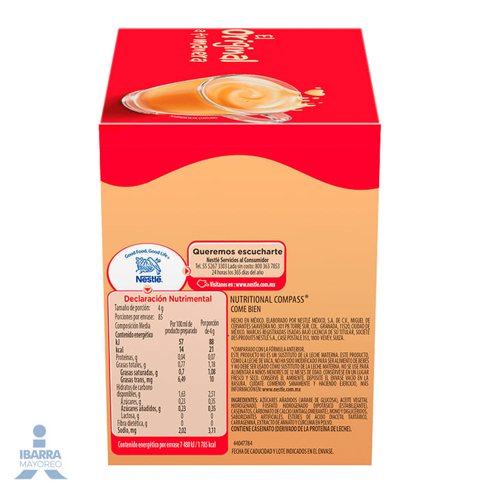 sustituto de crema para cafe coffee mate polvo original 10 sobres de 34 g