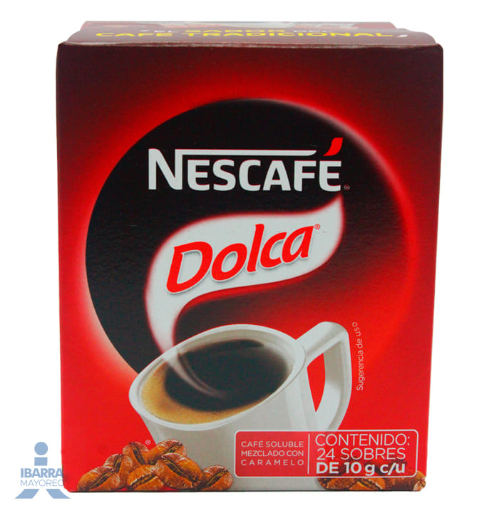 cafe nescafe dolca sobres 24/10 g Ibarra Mayoreo