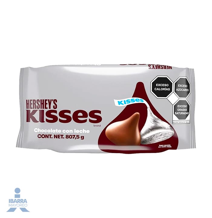 chocolate hersheys kisses con leche 807 5 g Ibarra Mayoreo