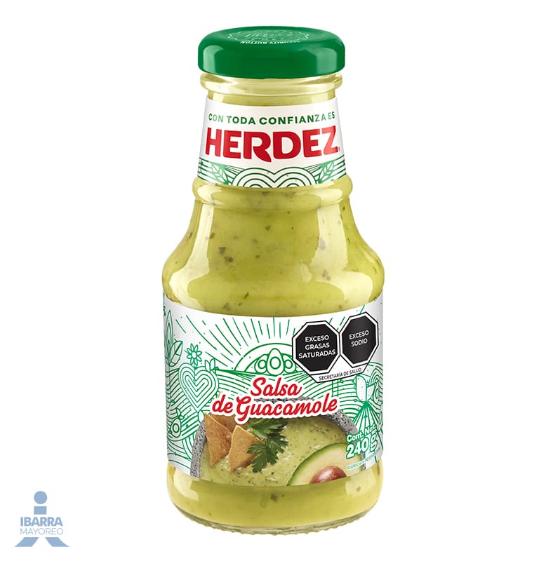 salsa guacamole herdez 240 g Ibarra Mayoreo