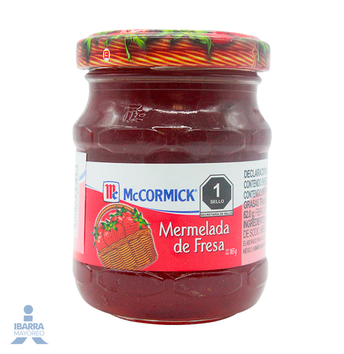 mermelada fresa mccormick 165 g