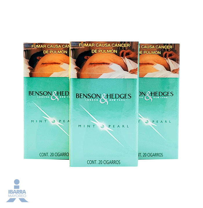 cigarros benson & hedges pearl capsule 20s cajetilla dura Ibarra Mayoreo