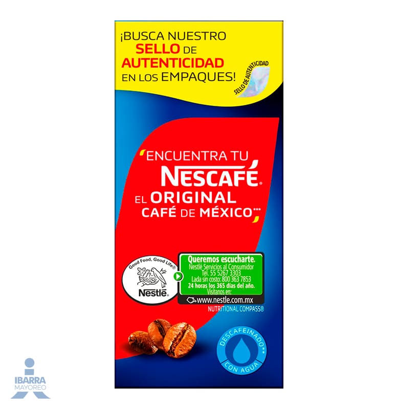 Café Soluble Nescafé® Decaf® Stick - Arte Ventas