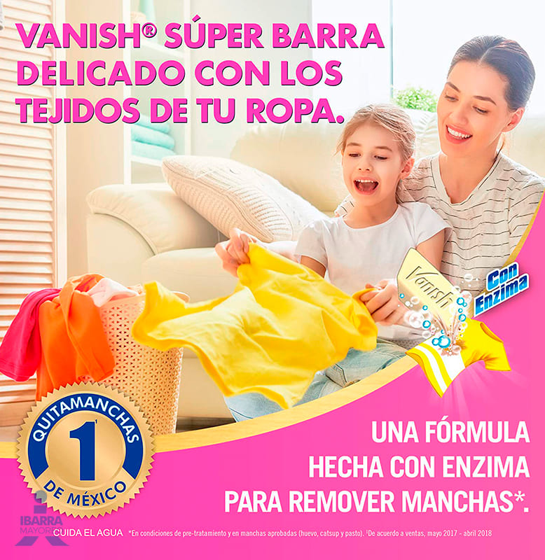 Quitamanchas Barra Vanish Blanca 75 g