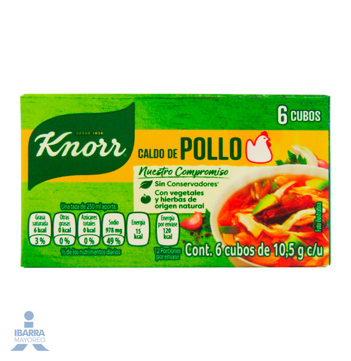 knorr suiza 6 pzas Ibarra Mayoreo knorr suiza 6 pzas Ibarra Mayoreo