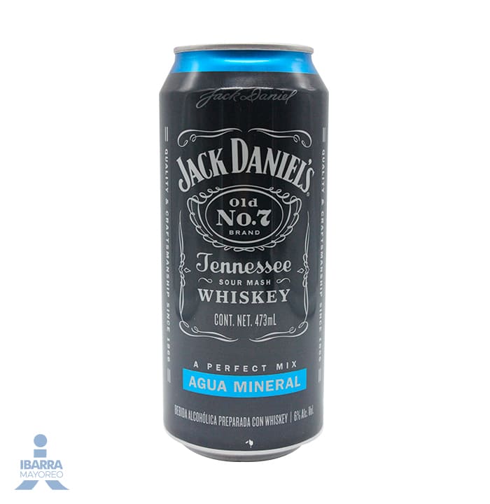 Jack Daniels Con Agua Mineral 473 ml | Ibarra Mayoreo