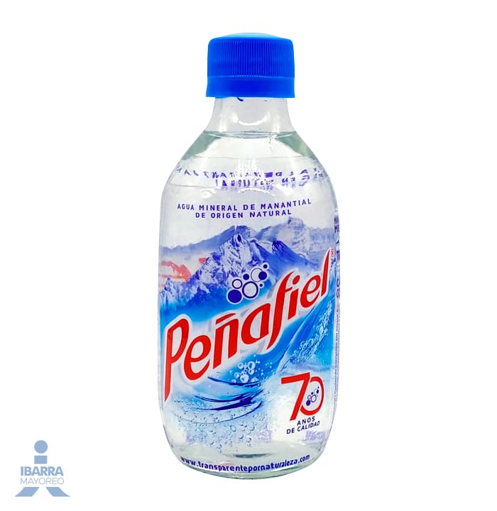Agua Mineral Peñafiel 24 pzas de 296 ml c/u a precio de socio