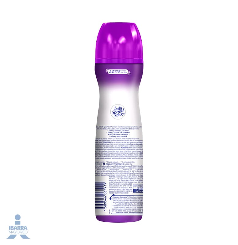 desodorante lady speed stick derma vitamina e aerosol 150 ml Ibarra