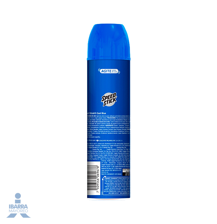 Desodorante Speed Stick Cool Blue Aerosol Ml Ibarra Mayoreo