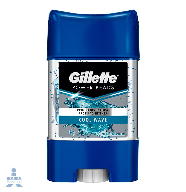 desodorante gillette power beads 82 g | Ibarra Mayoreo