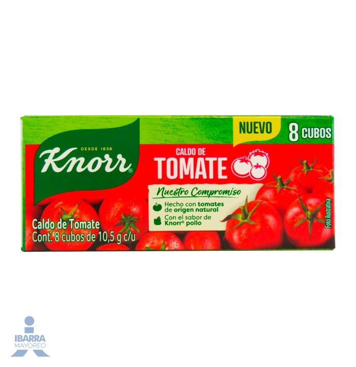knorr tomate 8 cubos Ibarra Mayoreo