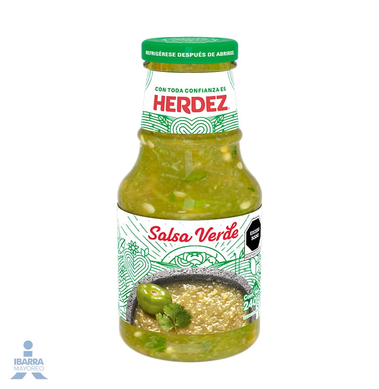 salsa casera verde herdez 240 g Ibarra Mayoreo