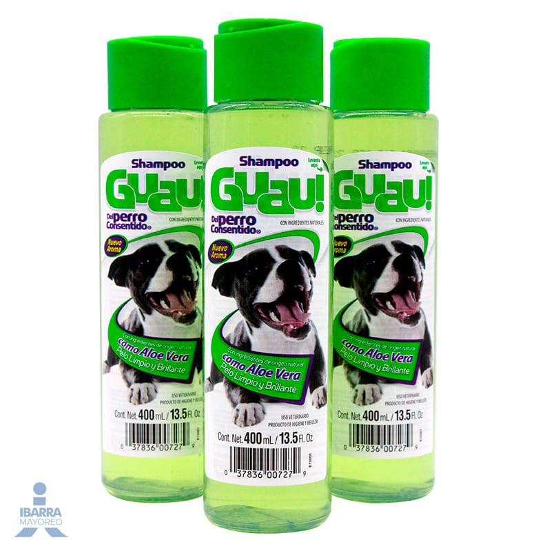 shampoo grisi guau del perro consentido 400 ml | Ibarra Mayoreo