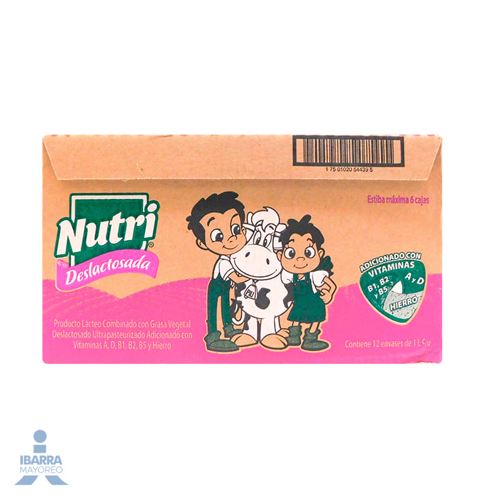 Producto Lacteo Nutri Leche Deslactosado 1 L Ibarra Mayoreo 