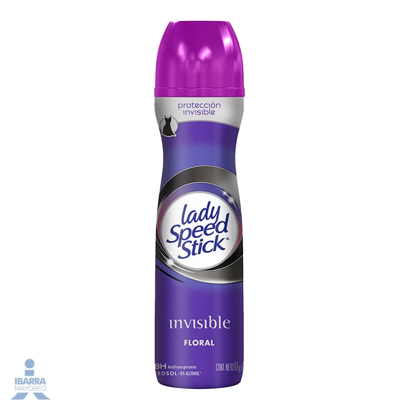 desodorante lady speed stick floral invisible spray 91 g Ibarra Mayoreo