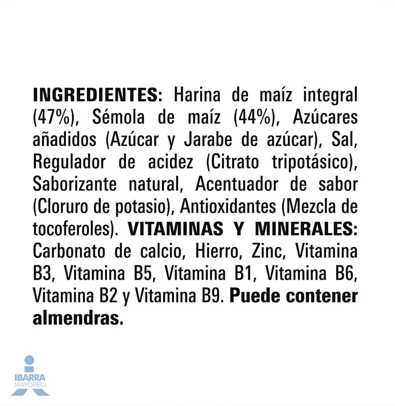 Cereales integrales y sin gluten, Categorías del producto