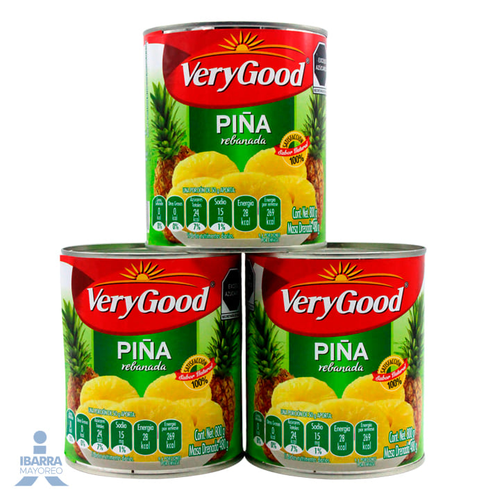 pina very good rebanada 800 g | Ibarra Mayoreo