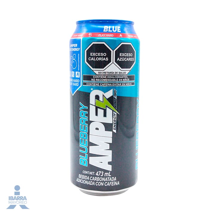 Bebida Amper Blue 473 ml Ibarra Mayoreo Bebida Amper Blue 473 ml Ibarra Mayoreo