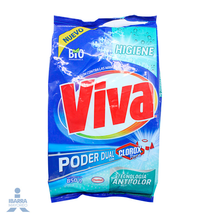 detergente viva higiene 850 g | Ibarra Mayoreo