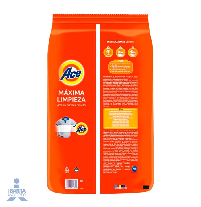 jabón ace 5 kilos precio chedraui