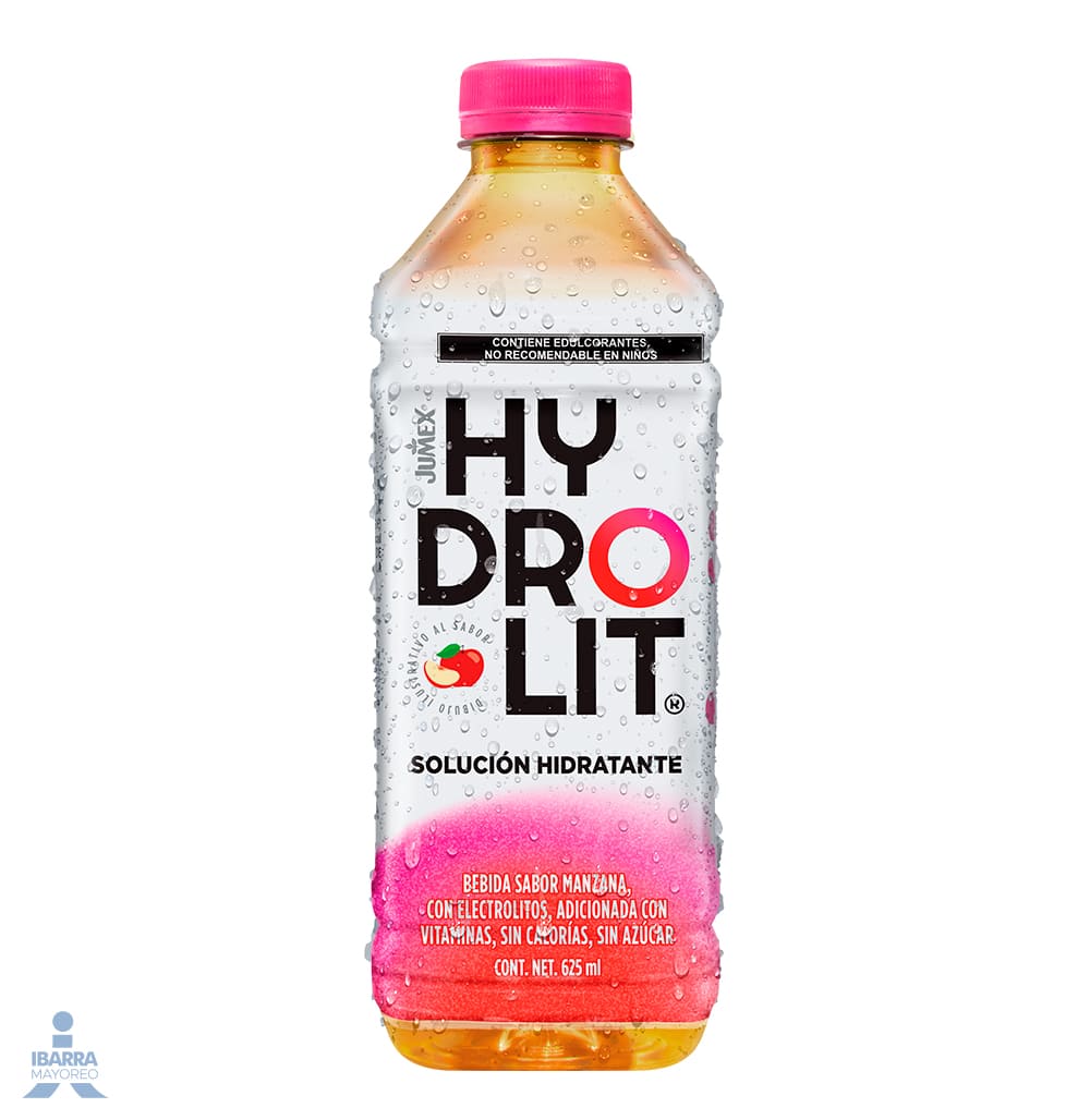 bebida jumex hydrolit manzana 625 ml | Ibarra Mayoreo